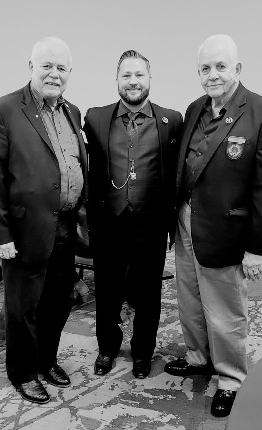 Bill Fortney and Jim McCoy, first-place winners in the Papa Tom's 42 Tournament at the Grand Master's Southeastern Conference